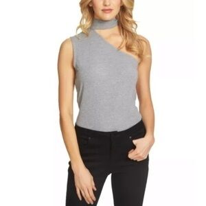 1.State Tie Neck One-Shoulder Top sz L